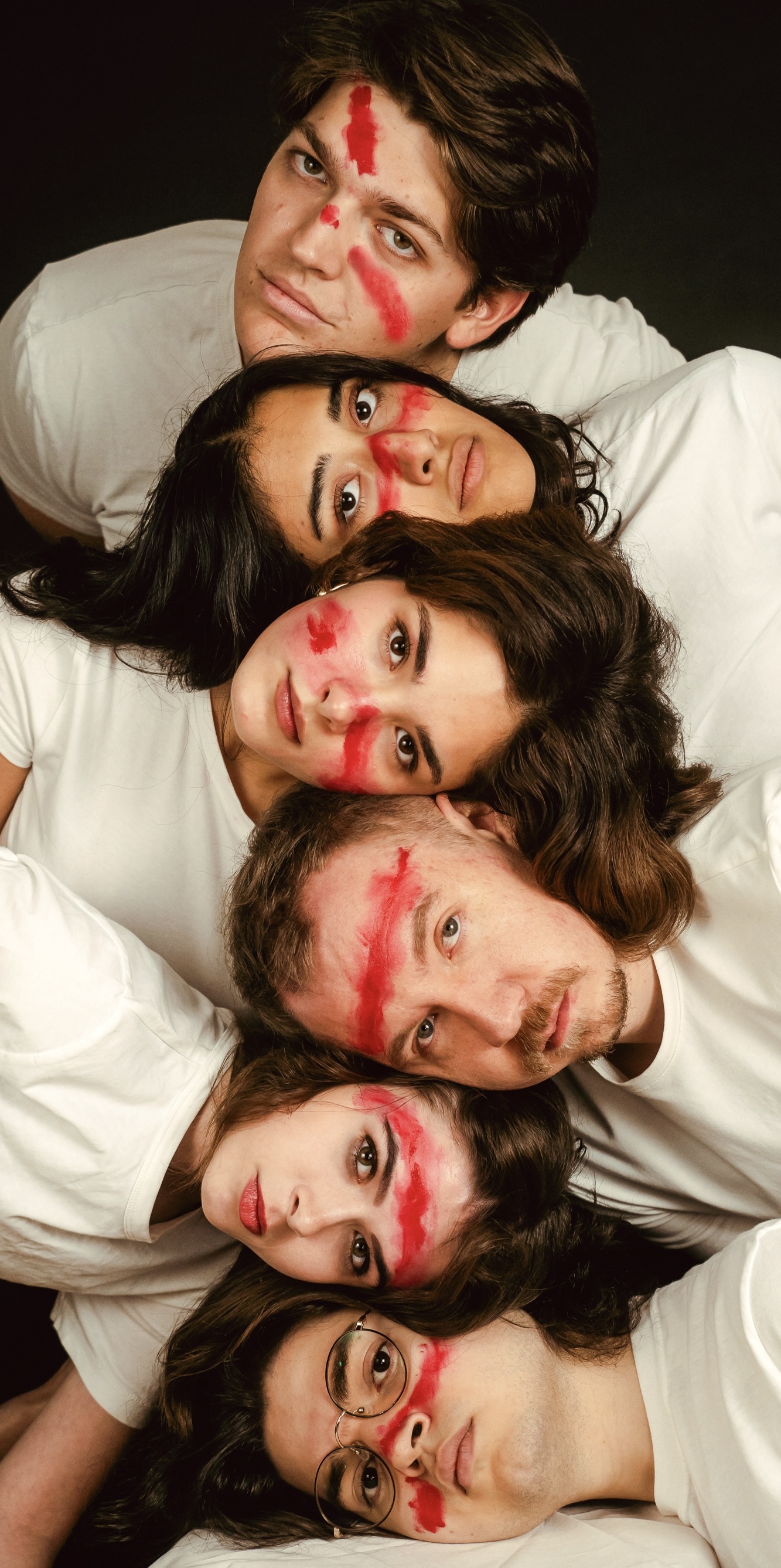 Hands adjusting wardrobe details